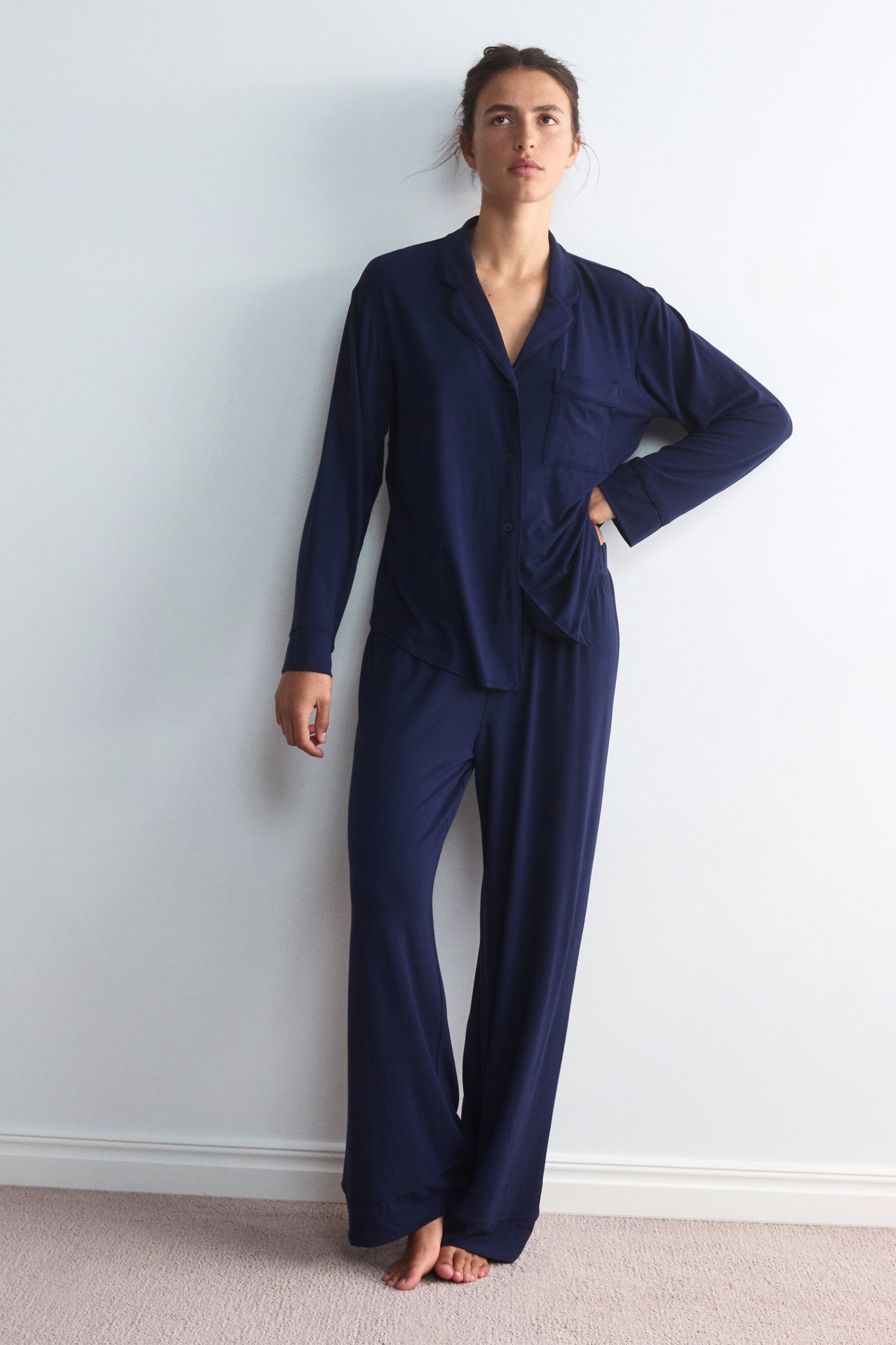 hm-pizamy-612tkv.jpg Piżamy damskie | Koszule nocne, komplety i satynowe | H&M PL - obrazek 1