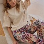 Eleganckie piżamy damskie bawełniane | Mefemi | Intymna.pl