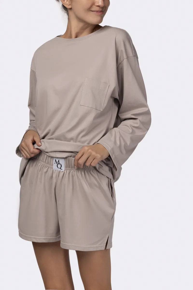 pizama-bawelniana-567qbl.webp PIŻAMA BAWEŁNIANA DAMSKA LONGSLEEVE JOY BEIGE - obrazek 1