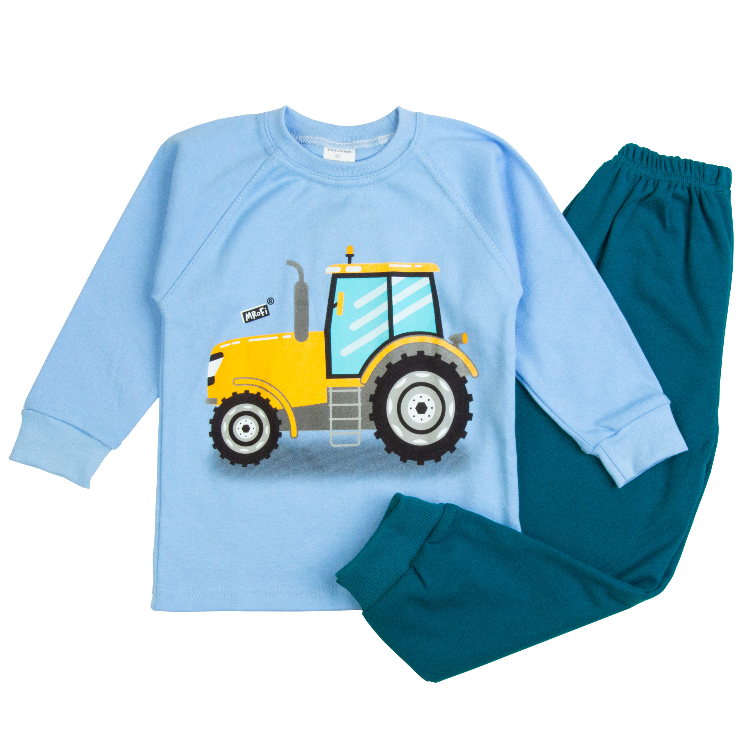 pizama-dla-chlopca-442szv-1.jpg PIŻAMA DŁUGI RĘKAW traktor - obrazek 1