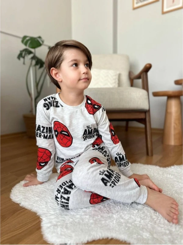 pizama-dziecieca-659ppt.webp Piżama Chłopięca z Bawełny z motywem SPIDERMAN Fifi Sklep - obrazek 1