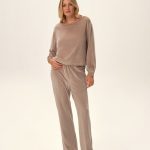 Esotiq Piżama 42088 Beżowy Regular Fit | Modivo.pl