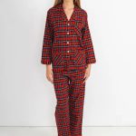 Piżama Damska Formax Plaid Comfort, Czerwony, r. S XXL