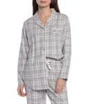 Flanelowa piżama damska ROBERTA | SoftCotton.pl