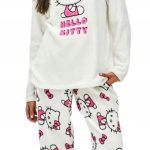 HELLO KITTY polarowa piżama HELLO KITTY and FRIENDS 50 52 2XL XXL