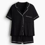 Czarne Piżamy Damskie | Wodoodporne I Długie | H&M PL