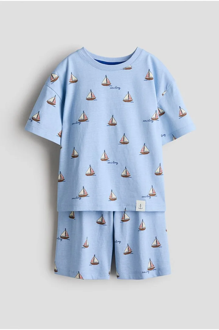 pizama-hm-688kil.webp H & M Piżama Jasnoniebieski/Żaglówki - obrazek 1