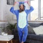 Springos Piżama jednoczęściowa kigurumi kombinezon Stitch S 154 160 +/ 5CM Ceny i opinie Ceneo.pl