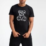 Piżama Męska Bawełniana Czarna Teddy Pjs