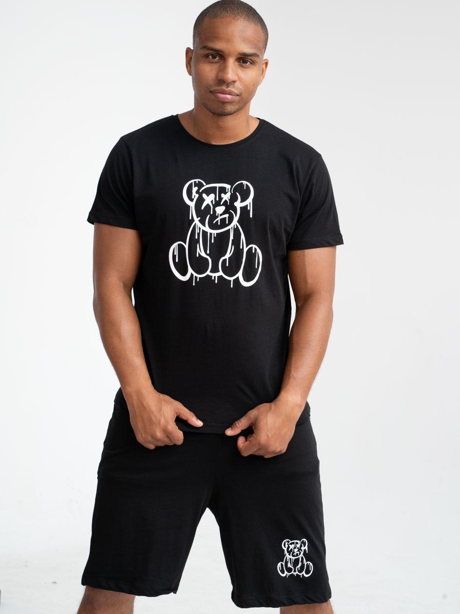 pizama-meska-bawelniana-774hgc.jpg Piżama Męska Bawełniana Czarna Teddy Pjs - obrazek 1
