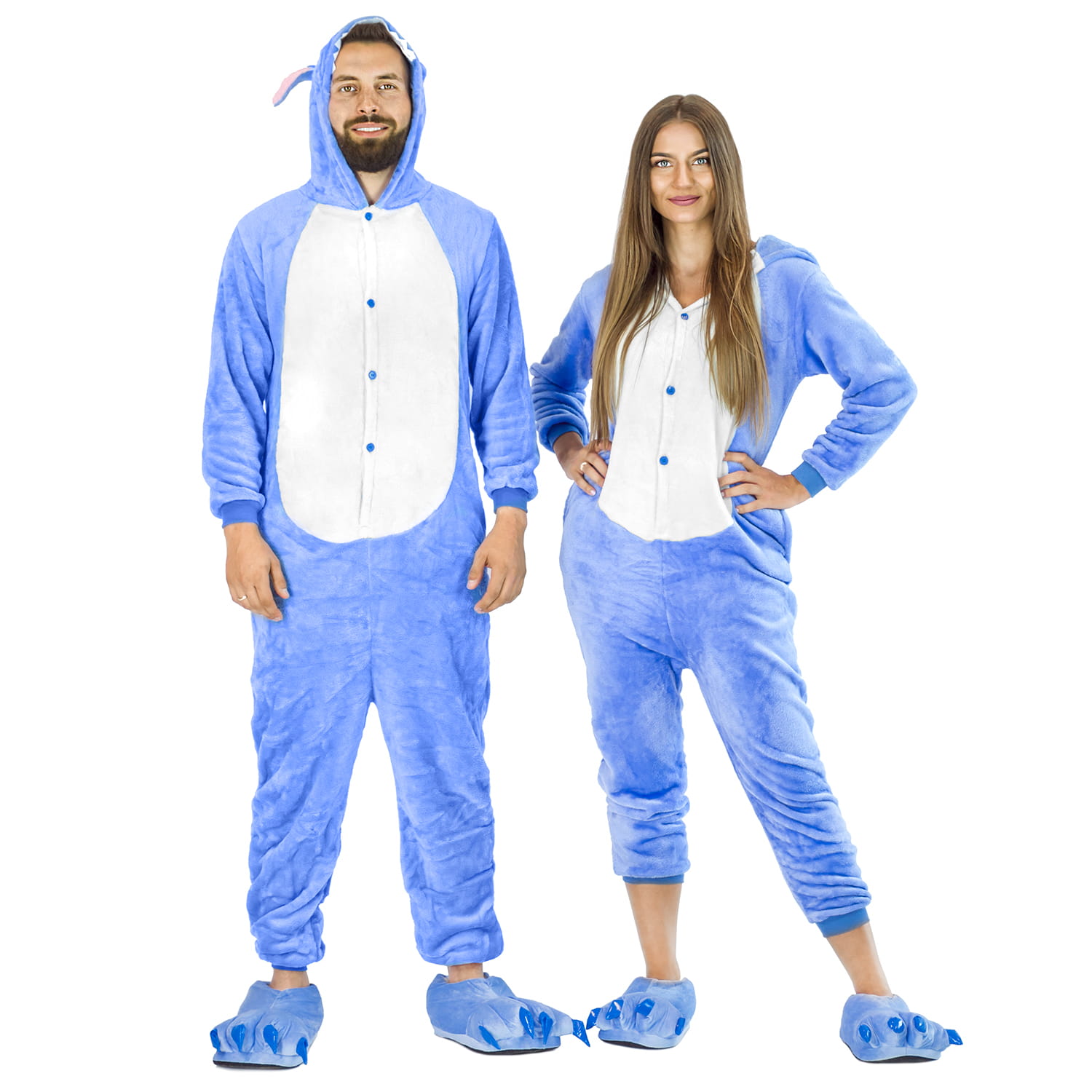 pizama-stich-193yph-1.jpg Stitch Kigurumi Onesie dres piżama kombinezon - obrazek 1