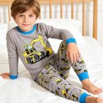 Tkiames Piżama chłopięca z długim rękawem, jesień, zima, dziecięca bielizna nocna, zestaw 98 104 110 116 122 128 134 : Amazon.pl: Moda