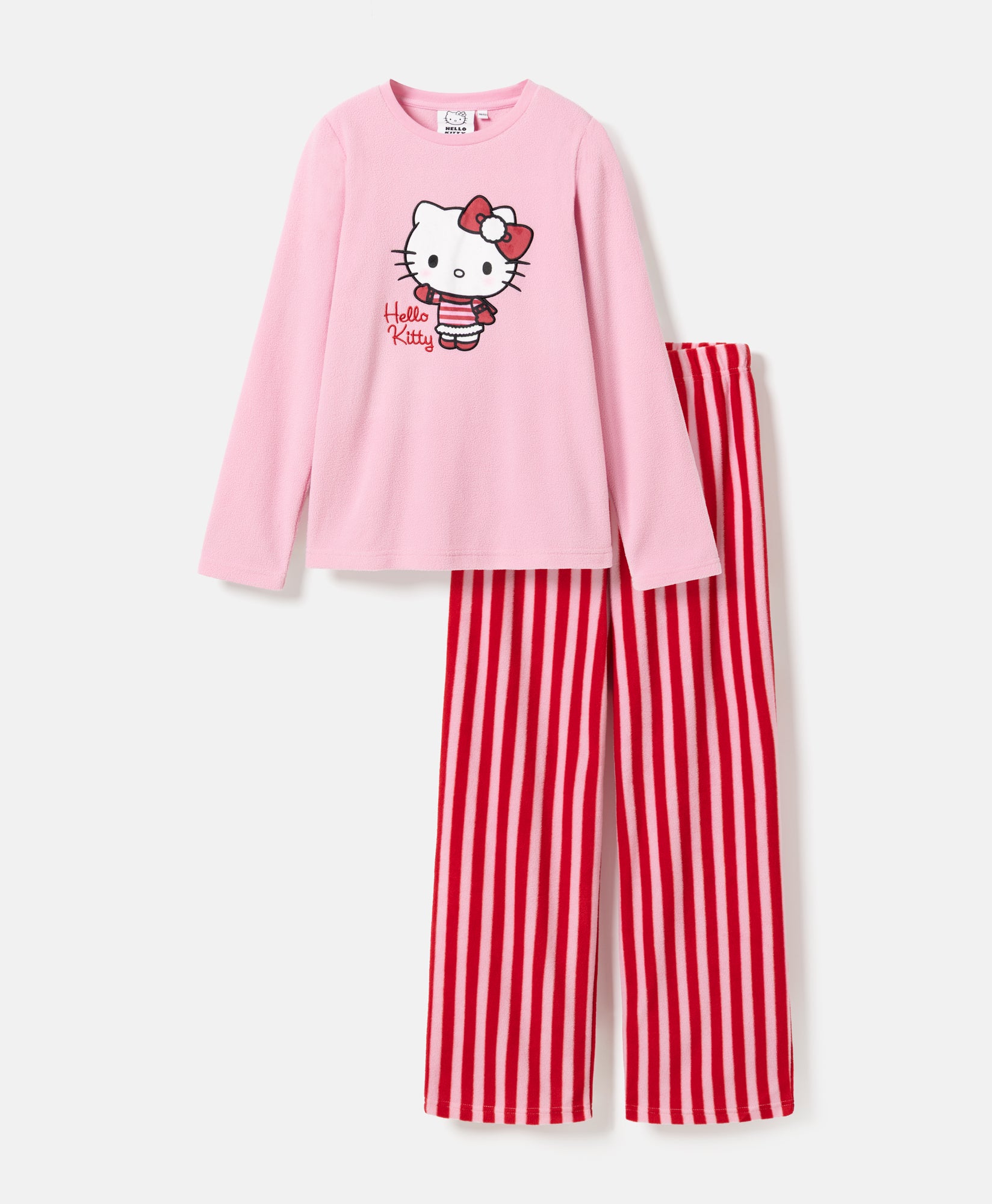 pizamy-pepco-872glw.jpg Piżama damska polarowa Hello Kitty w paski Tylko w Pepco - obrazek 1