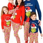 The Grinch Dopasowane rodzinne piżamy świąteczne dla dorosłych i dzieci | Prezent dla mężczyzn, kobiet, dziewcząt i chłopców | Świąteczne gadżety filmowe, 4 5 Years : Amazon.pl: Moda
