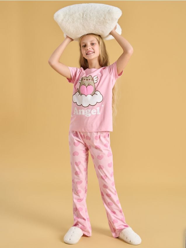 sinsay-pizama-279ipz.jpg Piżama dwuczęściowa Pusheen Kolor różowy SINSAY ZD780 30X - obrazek 1